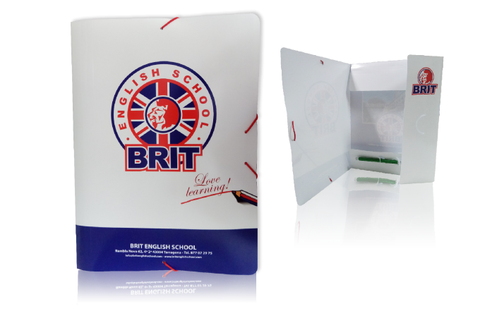 Carpeta gomas serigrafia idiomas