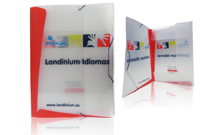 Carpeta gomas serigrafia publicidad